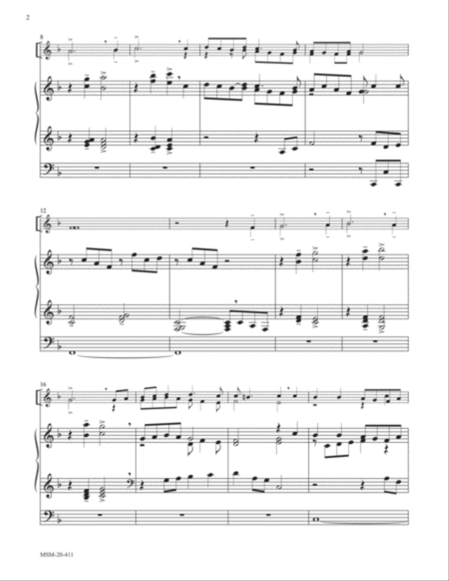 This Joyful Eastertide (Variants and Processional) Trumpet Duet scores gallery preview page 2
