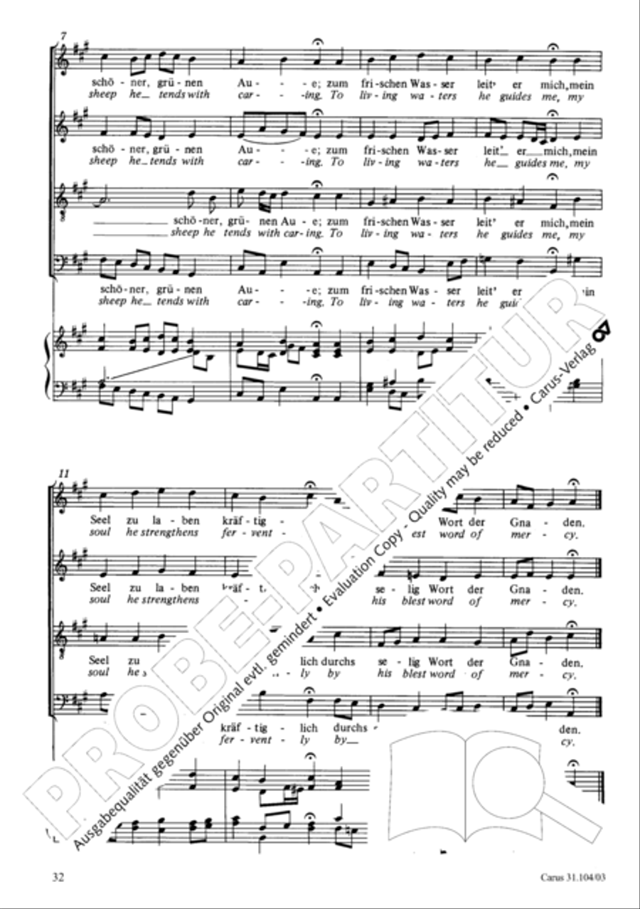O shield of Israel, hear us (Du Hirte Israel, hore) TB scores gallery preview page 33