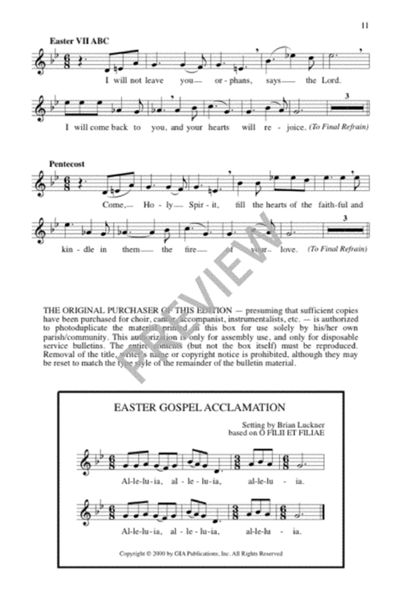 Easter Gospel Acclamation image number null