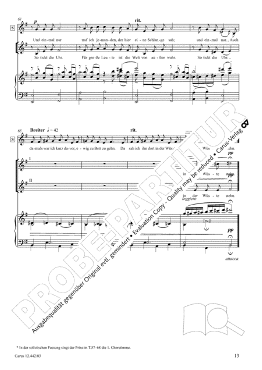 Der kleine Prinz 3-Part scores gallery preview page 15