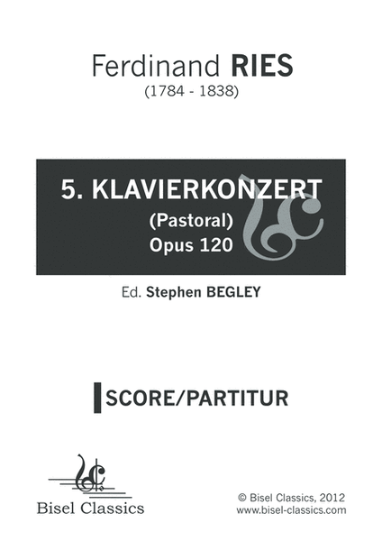 5. Klavierkonzert (Pastoral), Opus 120