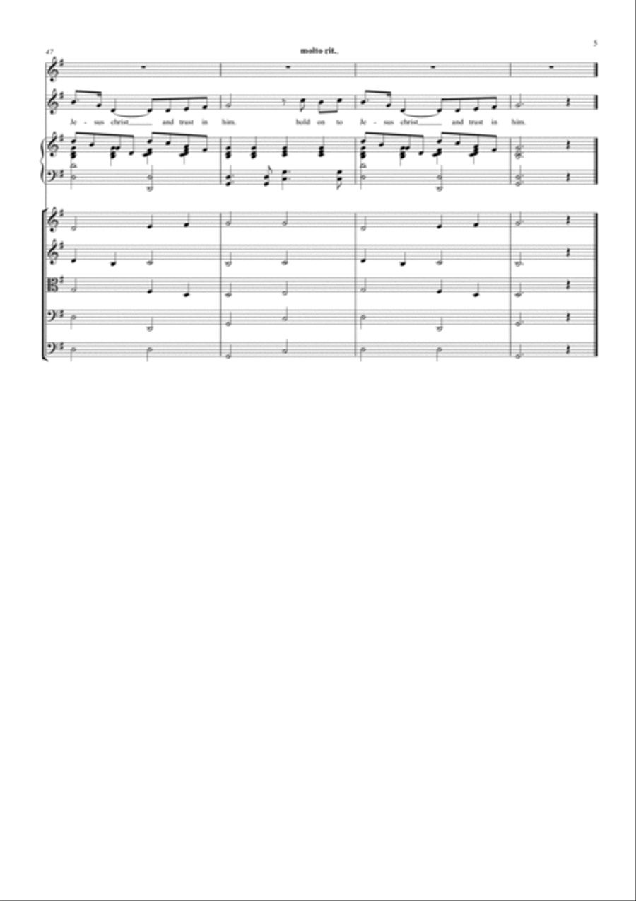 Hold on to God Hold on to God Piano scores gallery preview page 5