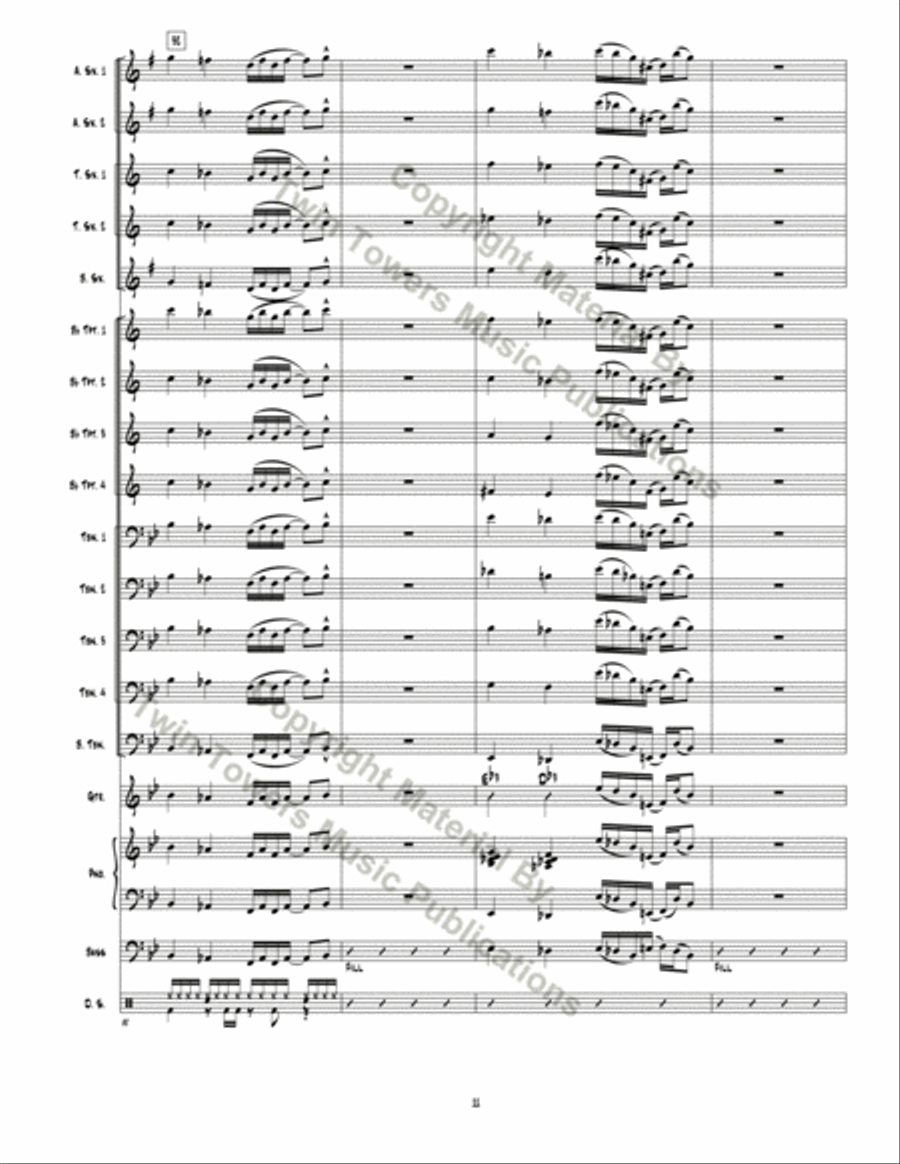 Daddy's House Party Daddy's House Party Jazz Ensemble scores gallery preview page 12