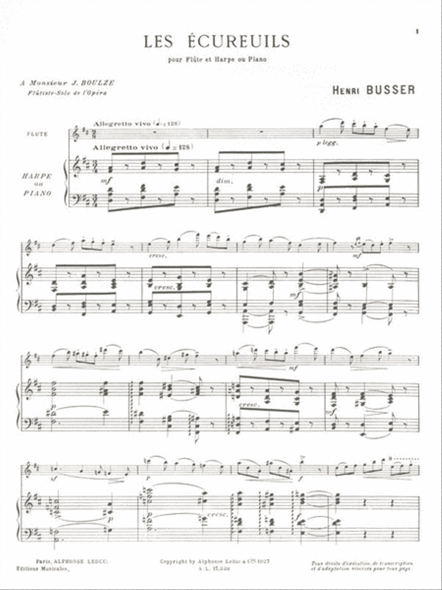 Two Pieces - 2. The Squirrels Flute Solo scores gallery preview page 2