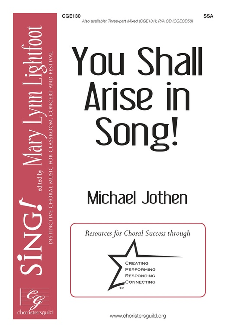 You Shall Arise in Song! (SSA) SSA scores gallery preview page 1
