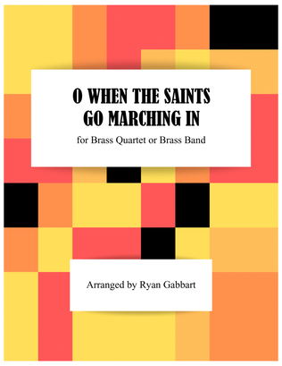 Book cover for When the Saints Go Marching In for Brass Quartet (Beginner)