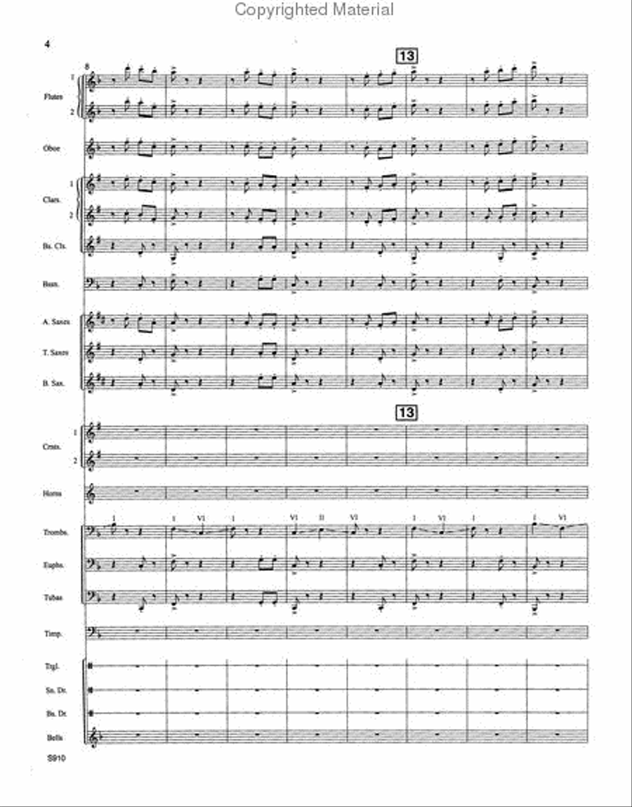 Trombones Rule Concert Band scores gallery preview page 3