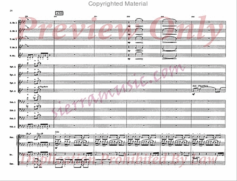 Dorian Blue Big Band scores gallery preview page 27