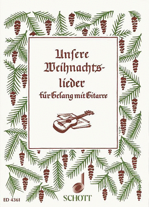 Book cover for Unsere Weihnachtslieder Voice/guit