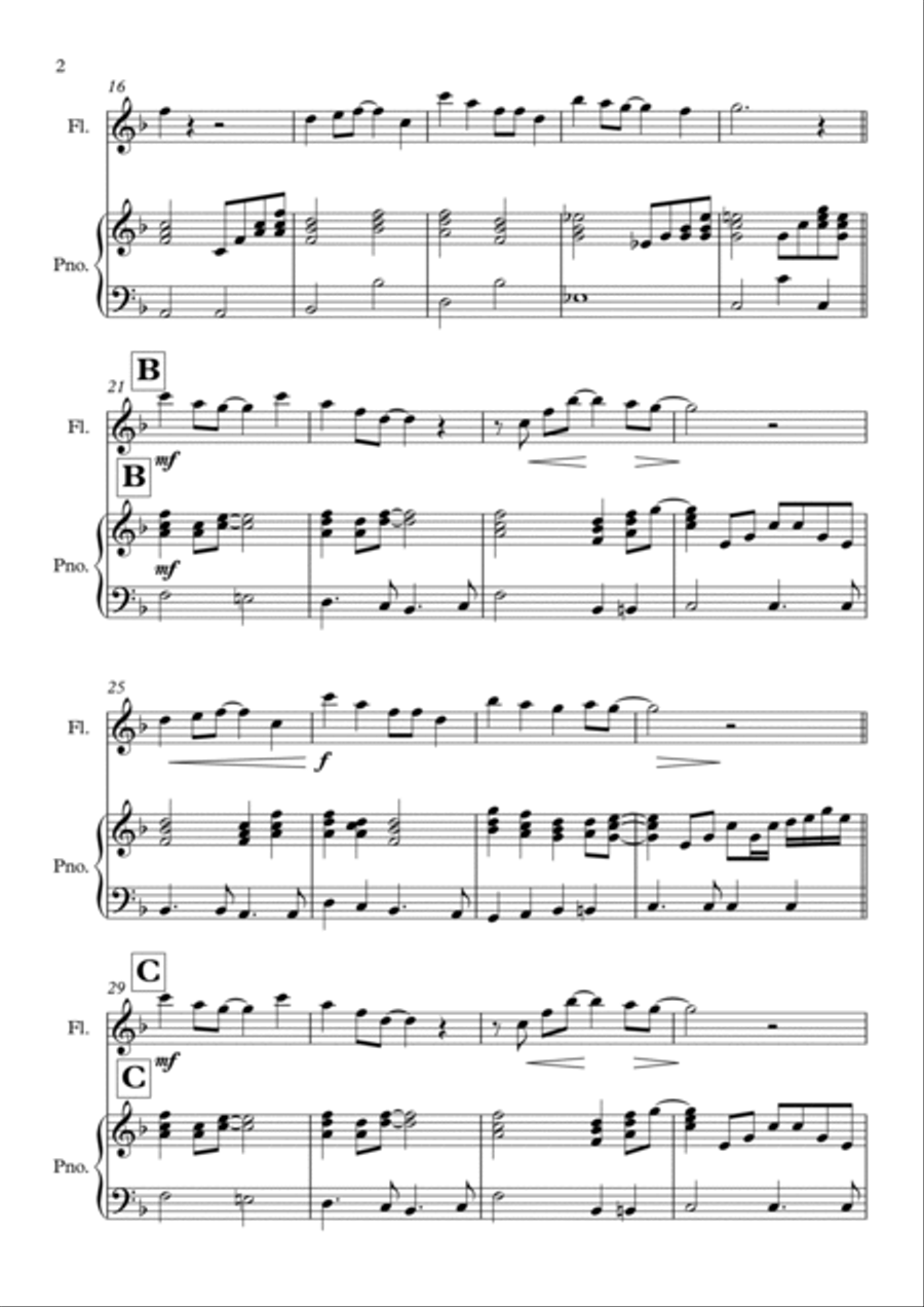 Can You Feel The Love Tonight Flute Solo scores gallery preview page 2