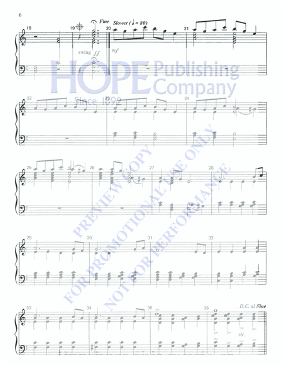 Affirmation and Litany 3-Octaves scores gallery preview page 6