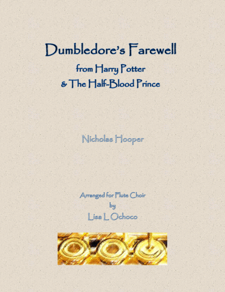 Dumbledore's Farewell from Harry Potter & The Half-Blood Prince for Flute Choir image number null