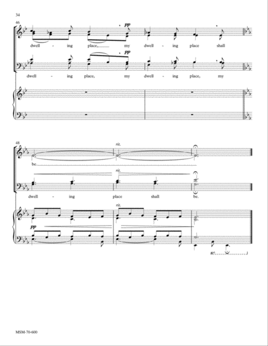 Requiem (Choral Score) 4-Part scores gallery preview page 17