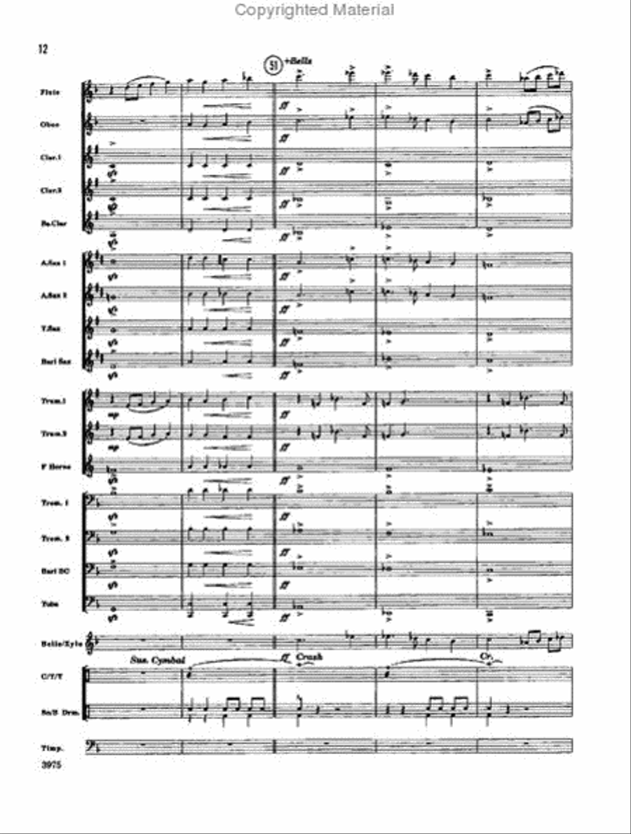 Academic Pageant Academic Pageant Concert Band scores gallery preview page 12