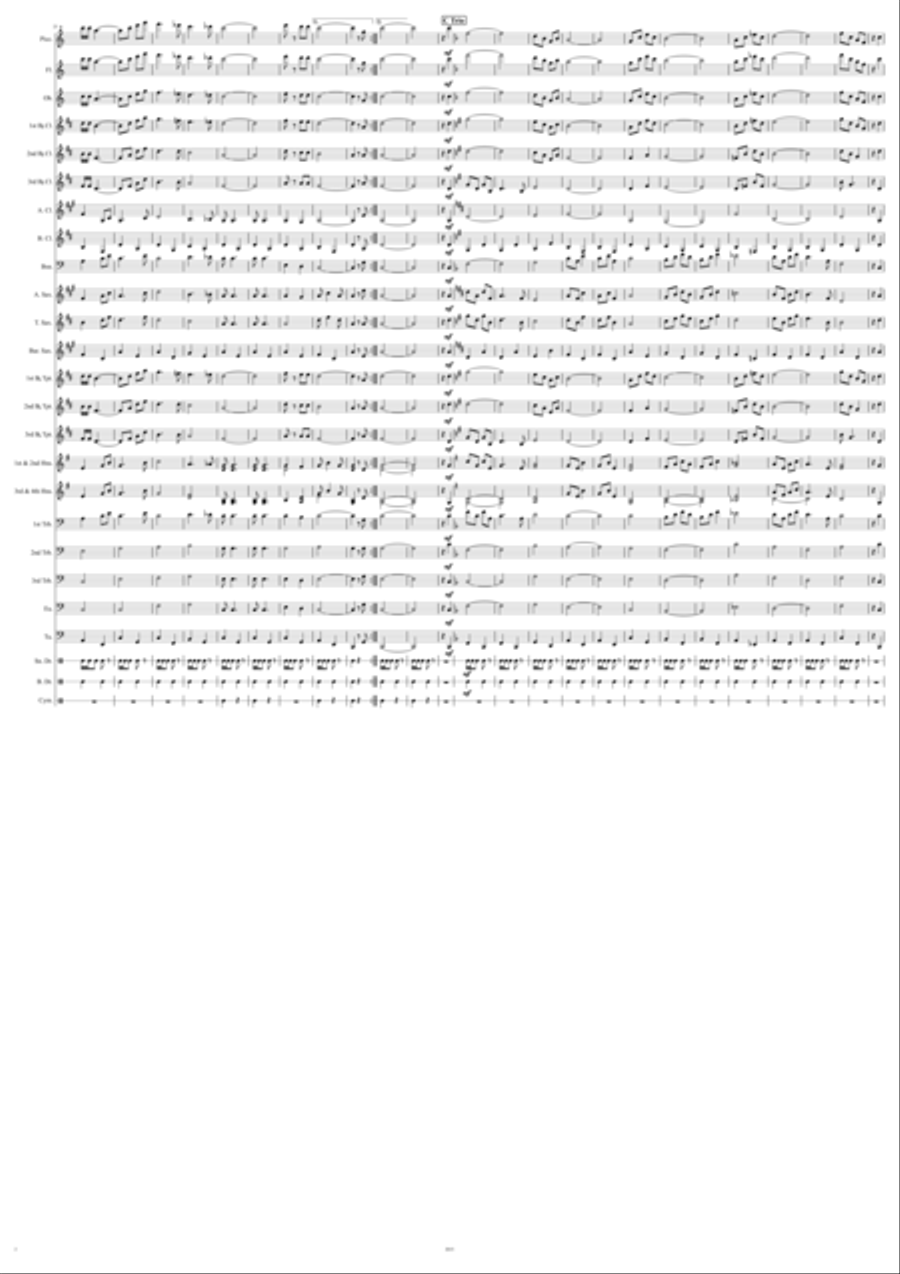 Missouri State Troopers March Marching Band scores gallery preview page 2