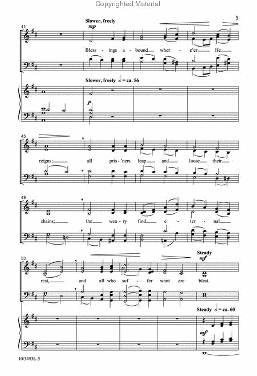 Jesus Shall Reign Jesus Shall Reign Divisi scores gallery preview page 5