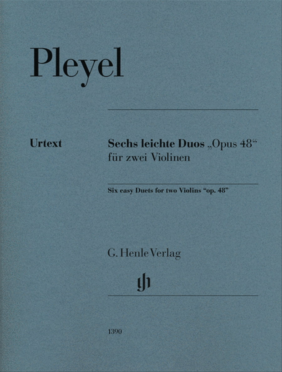 Book cover for 6 Duets for 2 Violins, Op. 48