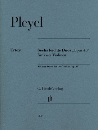 Book cover for 6 Duets for 2 Violins, Op. 48