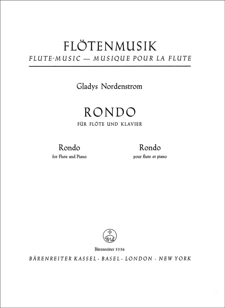 Rondo for Flute and Piano Flute Solo scores gallery preview page 1