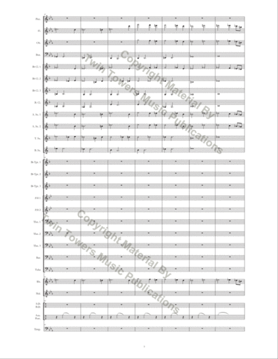 A Century of Opportunity Celebration Concert Band scores gallery preview page 9