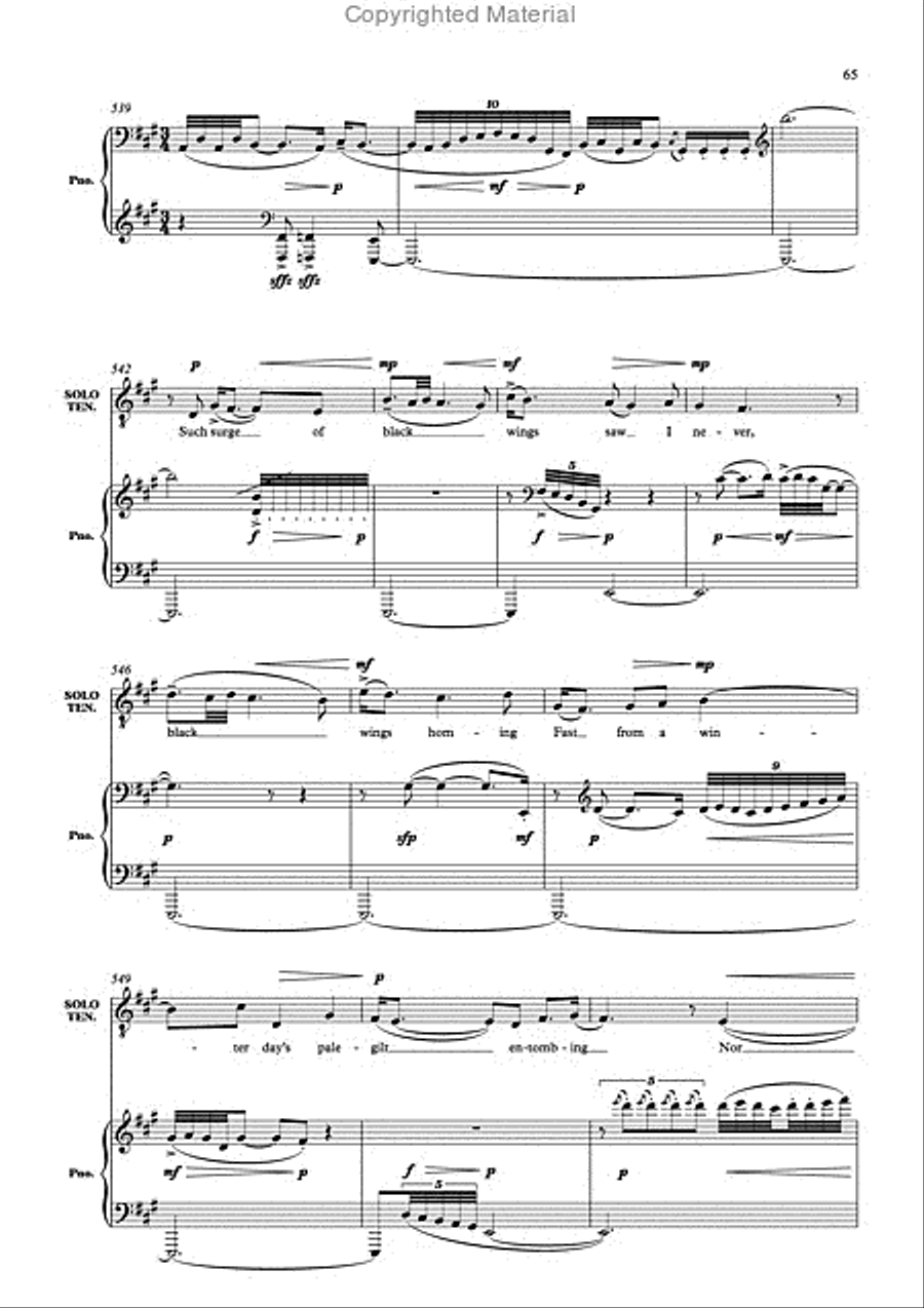 The Passion of our Lord Jesus Christ 4-Part scores gallery preview page 16