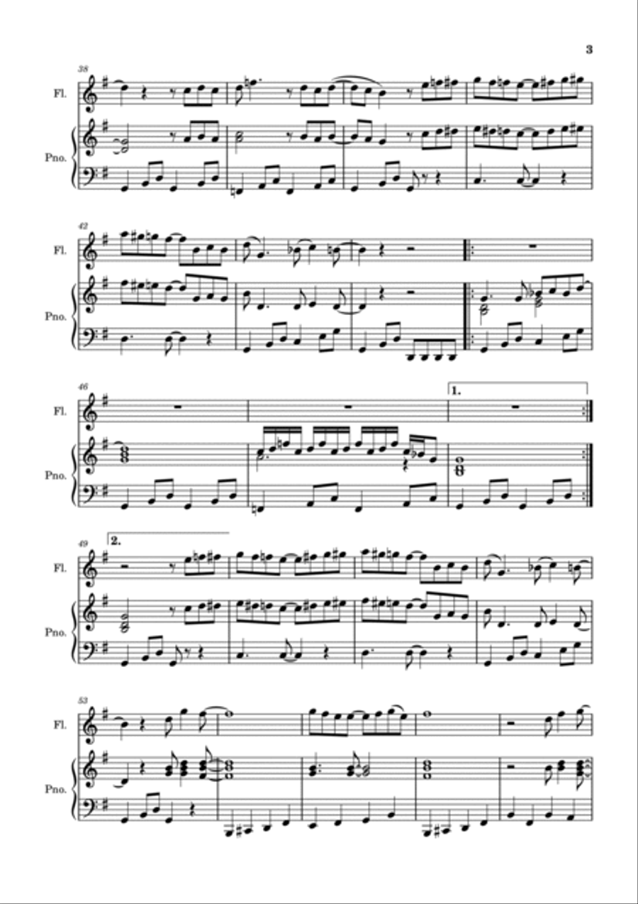 A Hard Day's Night Flute scores gallery preview page 3