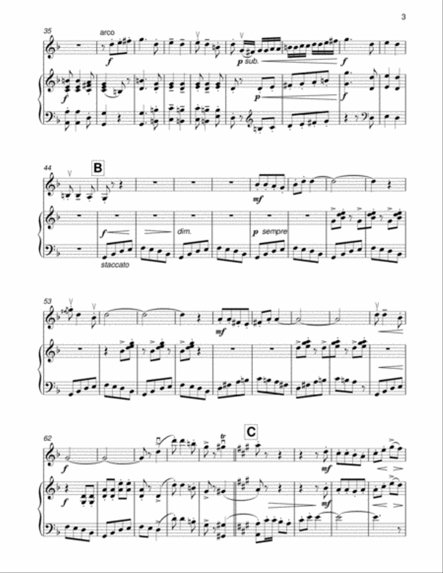 IAN BUTTERWORTH Li'L Liza Jane for violin & piano Violin Solo scores gallery preview page 3