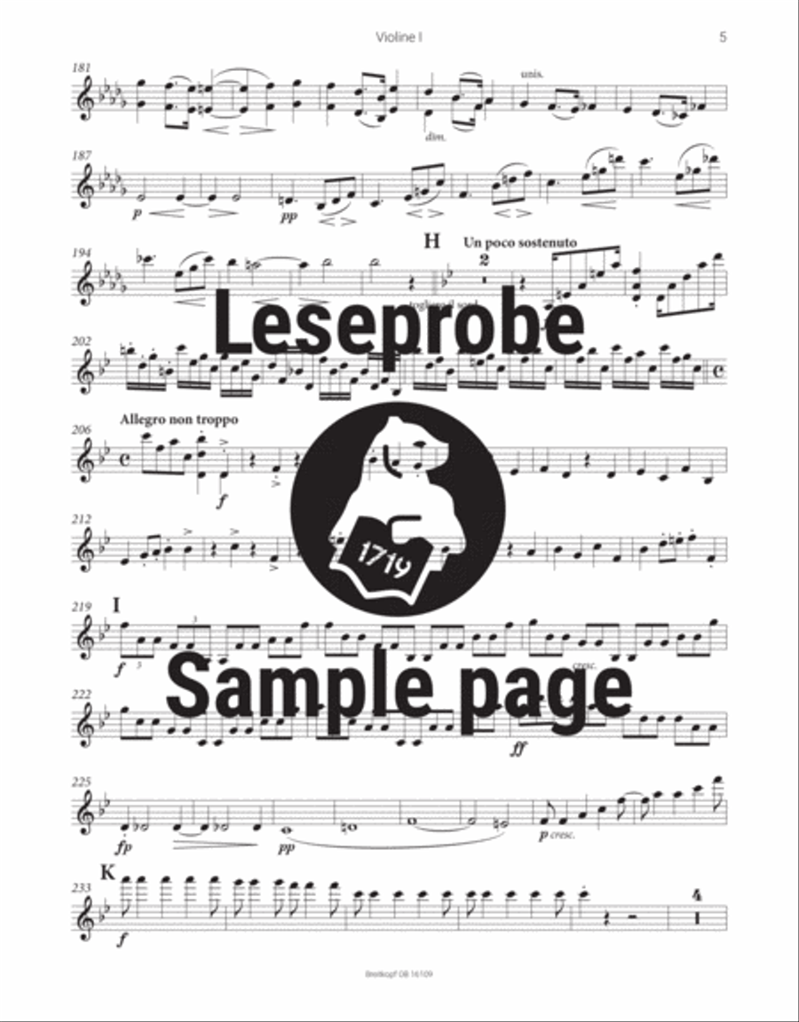 A German Requiem Op. 45 4-Part scores gallery preview page 4