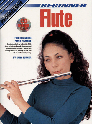 Book cover for Progressive Beginner Flute (Book/CD/DVD)