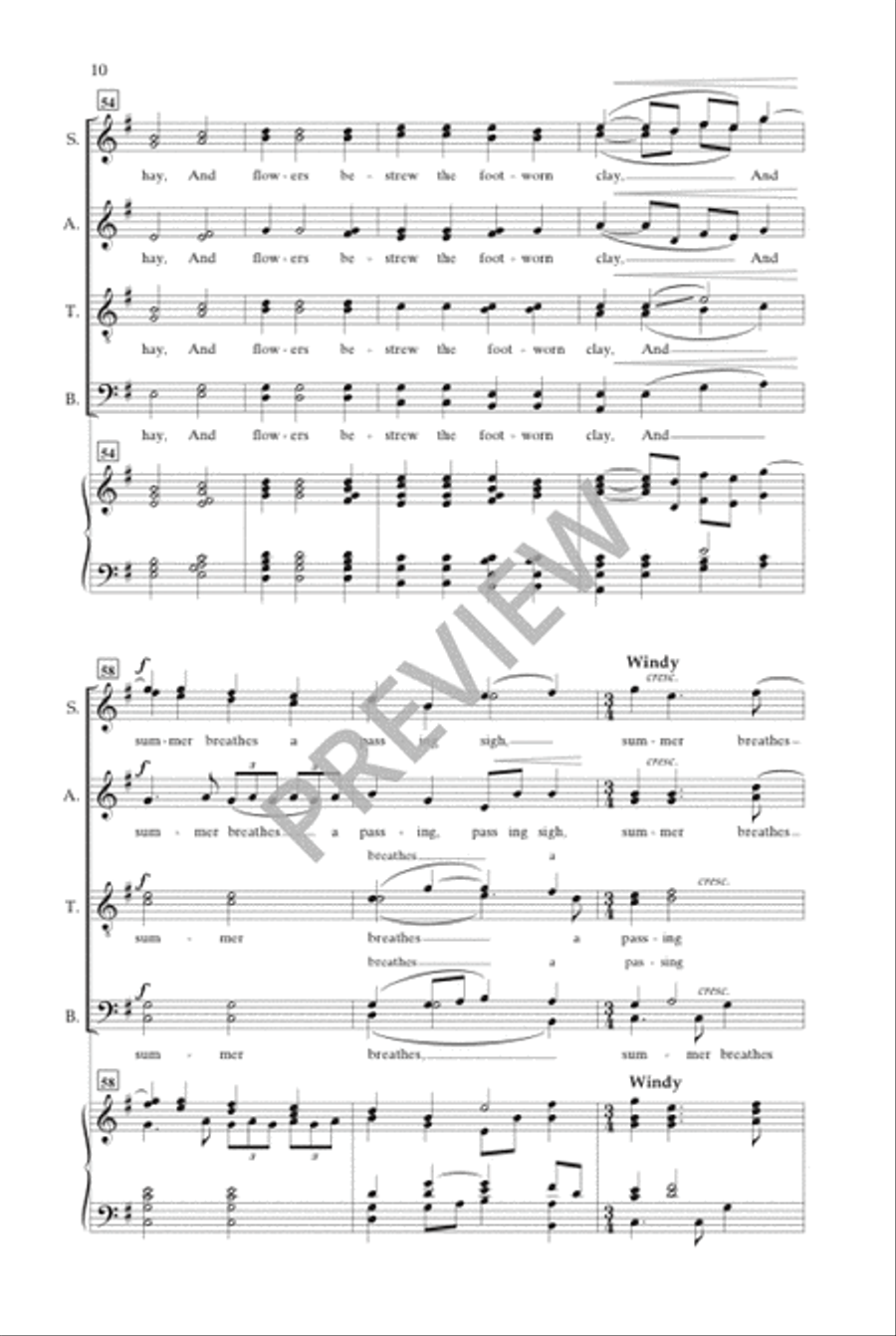Across the Fields Divisi scores gallery preview page 11