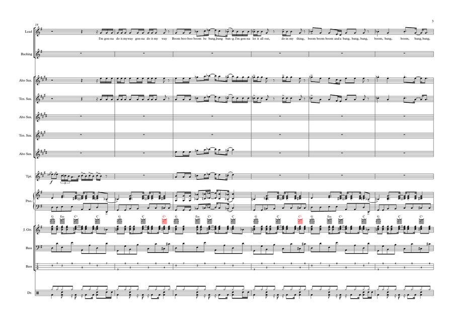 Do Your Thing Do Your Thing Jazz Ensemble scores gallery preview page 3
