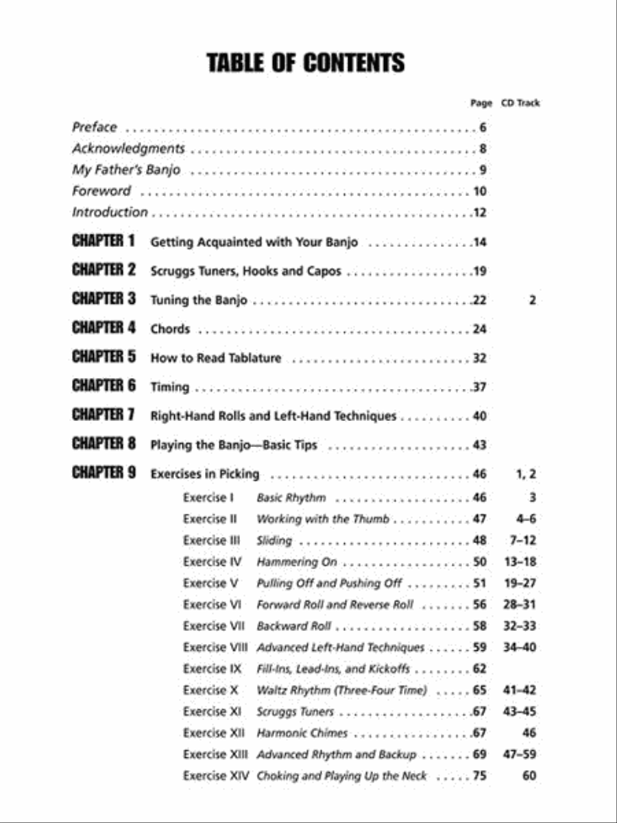 Earl Scruggs and the 5-String Banjo Guitar Tablature scores gallery preview page 2