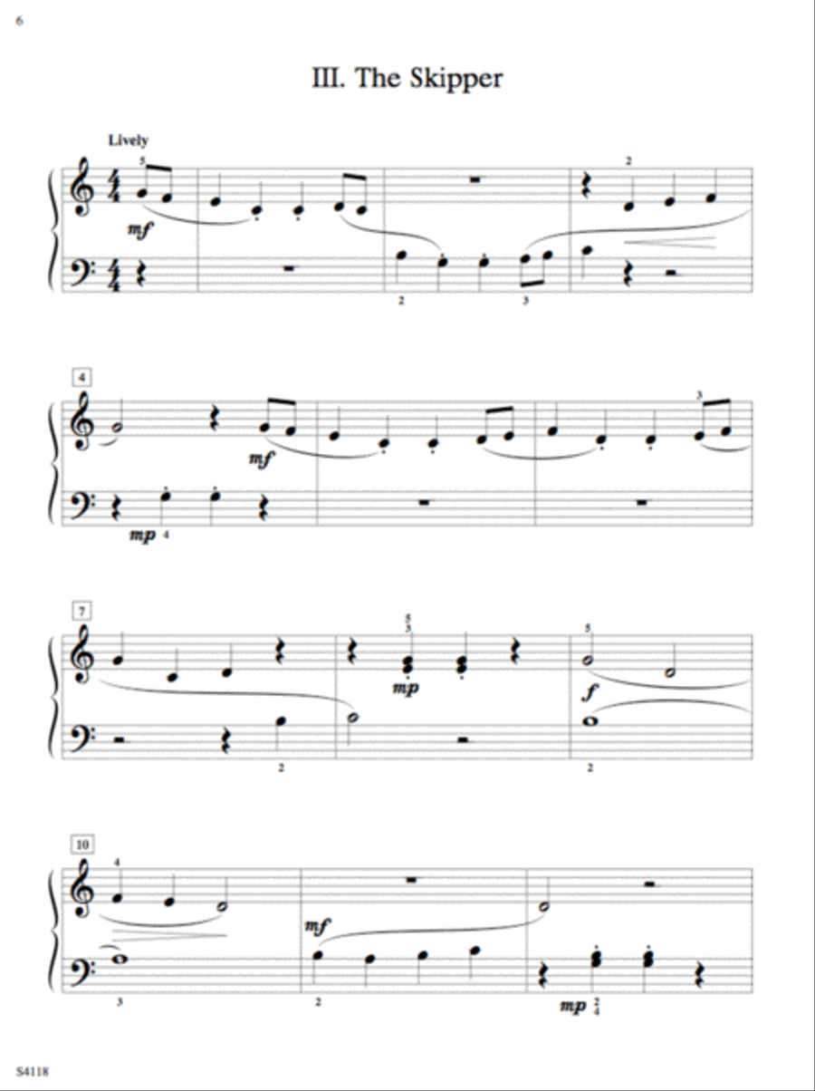 Sail-Away Sonatina Sail-Away Sonatina Easy Piano scores gallery preview page 3