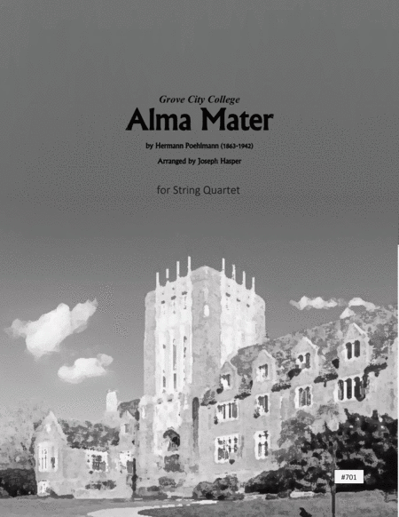 Grove City College Alma Mater (String Quartet) image number null
