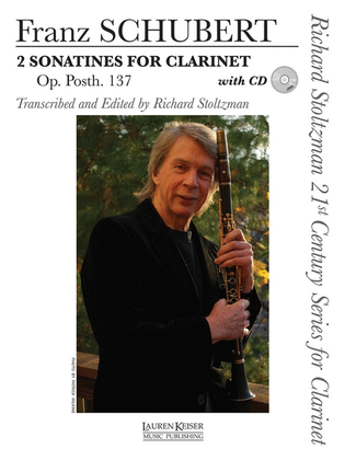 Book cover for 2 Sonatines For Clarinet Op 137 Book/CD