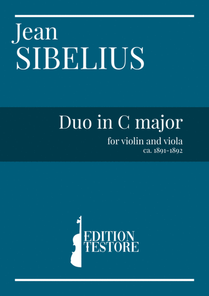 Jean Sibelius - Duo for violin and viola in C major image number null