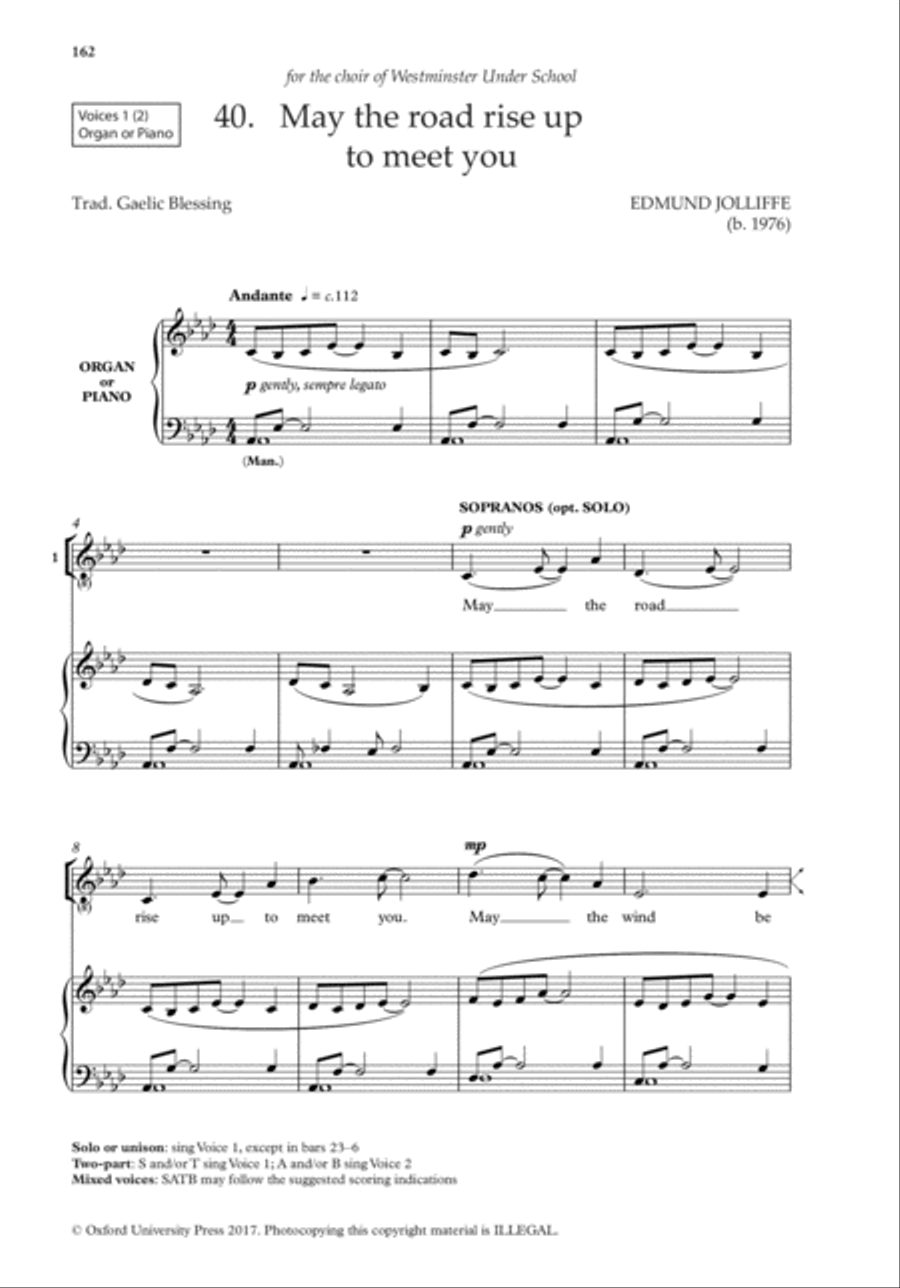The Oxford Book of Easy Flexible Anthems Choir scores gallery preview page 22