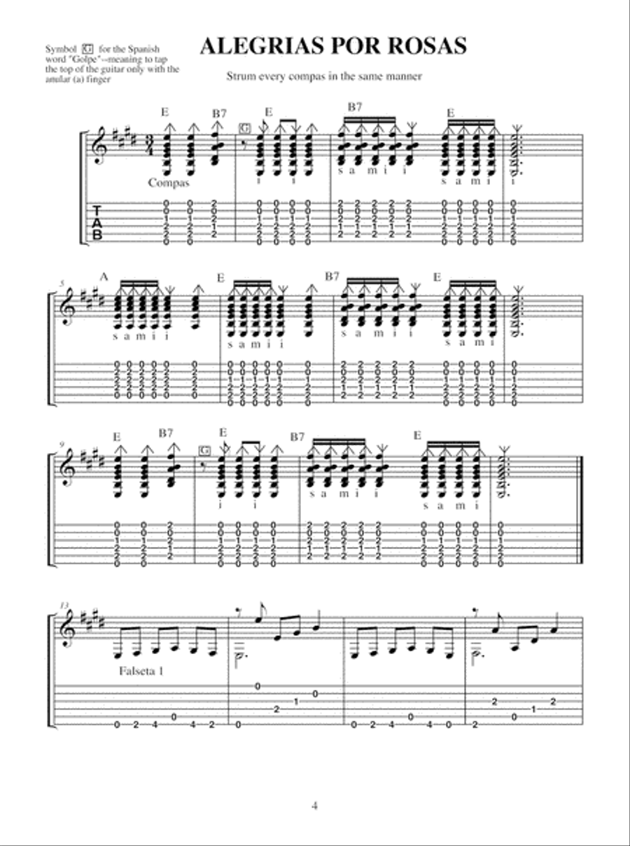 Flamenco Studies: Falsetas de mi Padre Acoustic Guitar scores gallery preview page 5