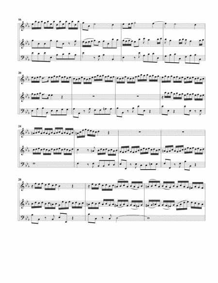 Trio sonata QV 2 Anh. 4 for flute, viola d'amore or violin and continuo in C minor (version for viol