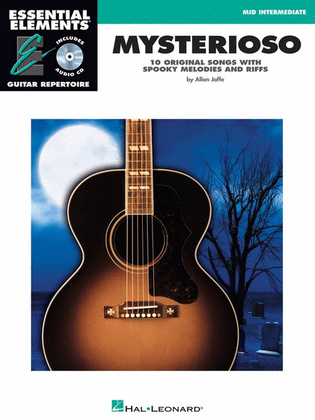 Book cover for Mysterioso Mid-Int Guitar Book/CD Ee
