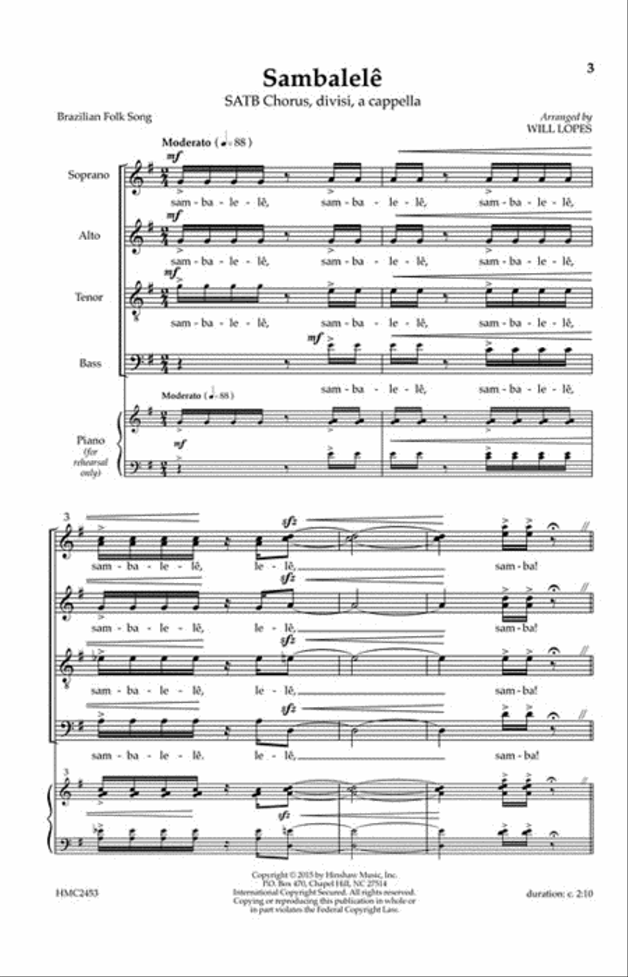 Sambalele 4-Part scores gallery preview page 2
