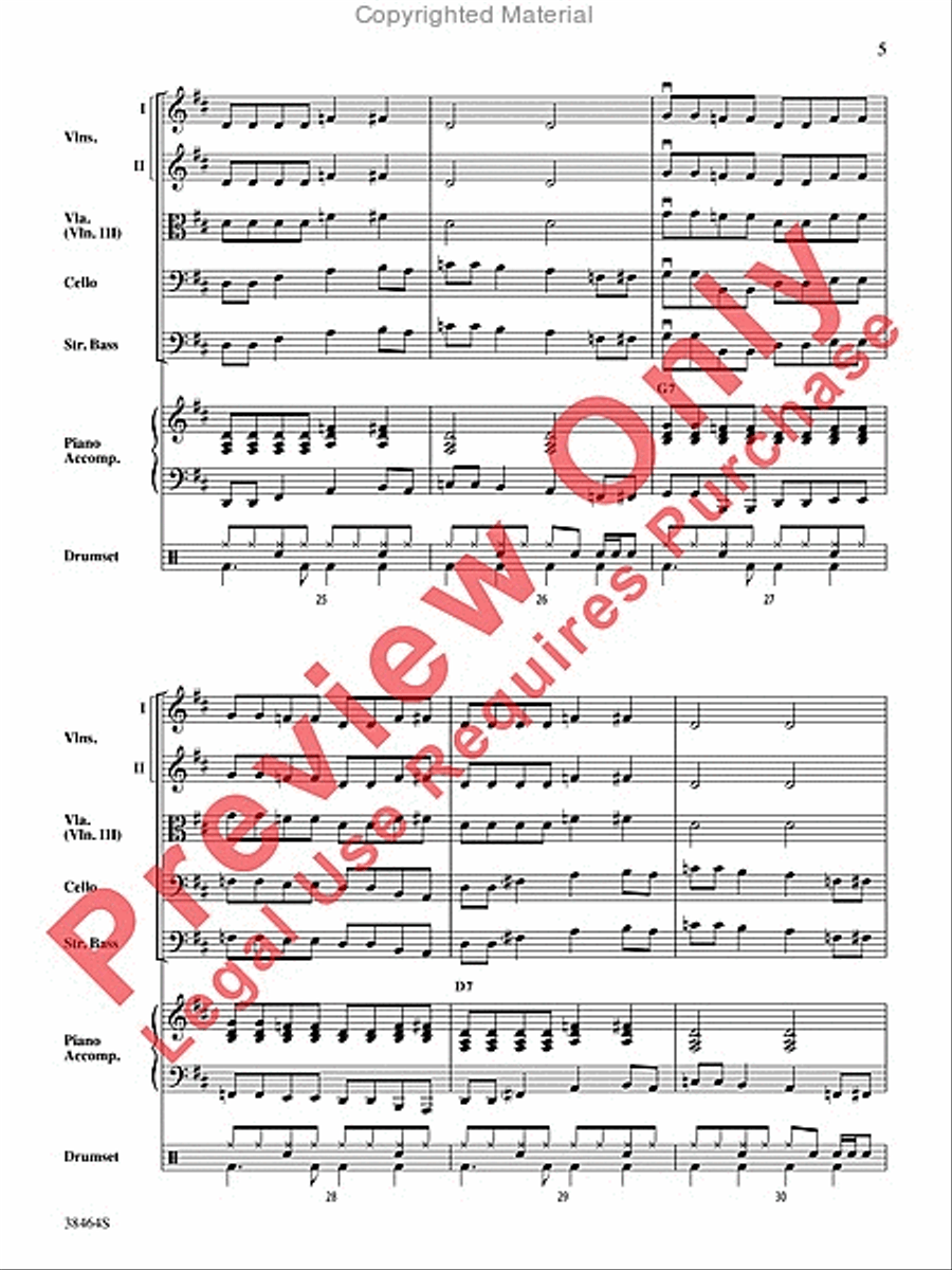 Finger Rock! String Orchestra scores gallery preview page 6