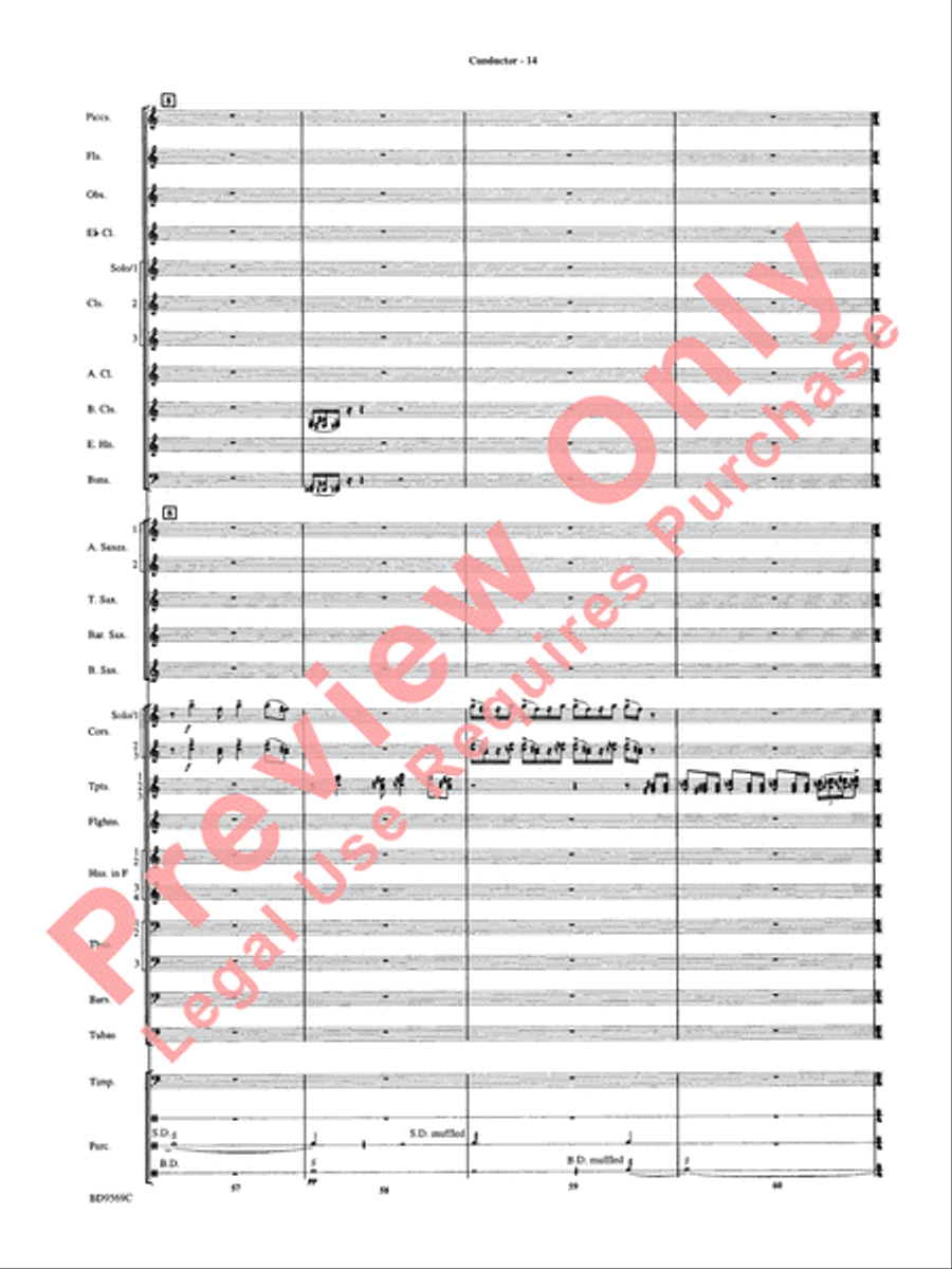 Jericho Concert Band scores gallery preview page 19