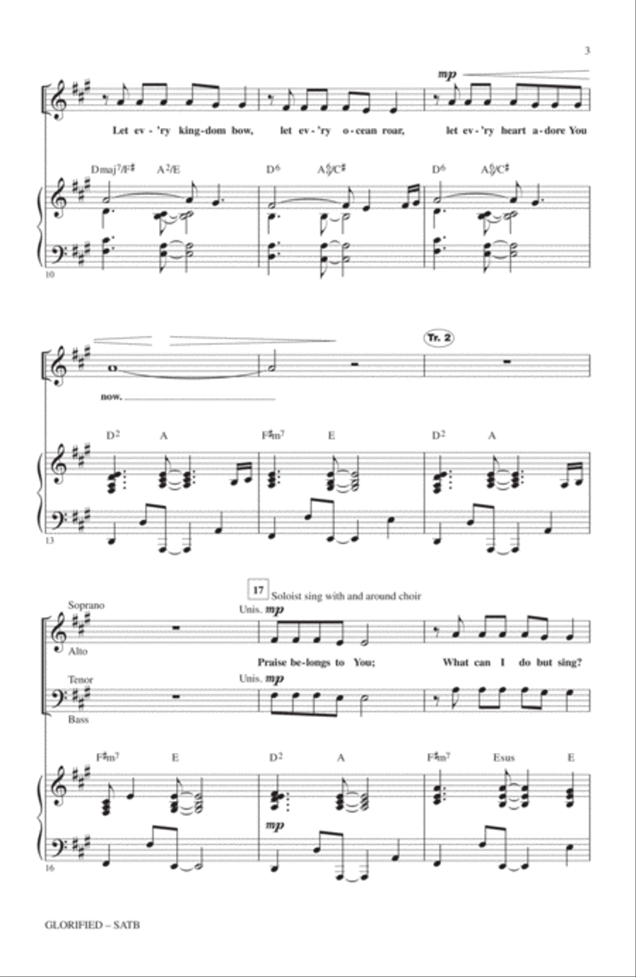 Glorified Glorified 4-Part scores gallery preview page 2