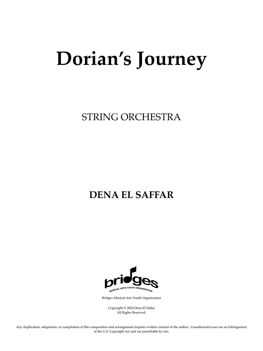 Dorian's Journey String Orchestra scores gallery preview page 1