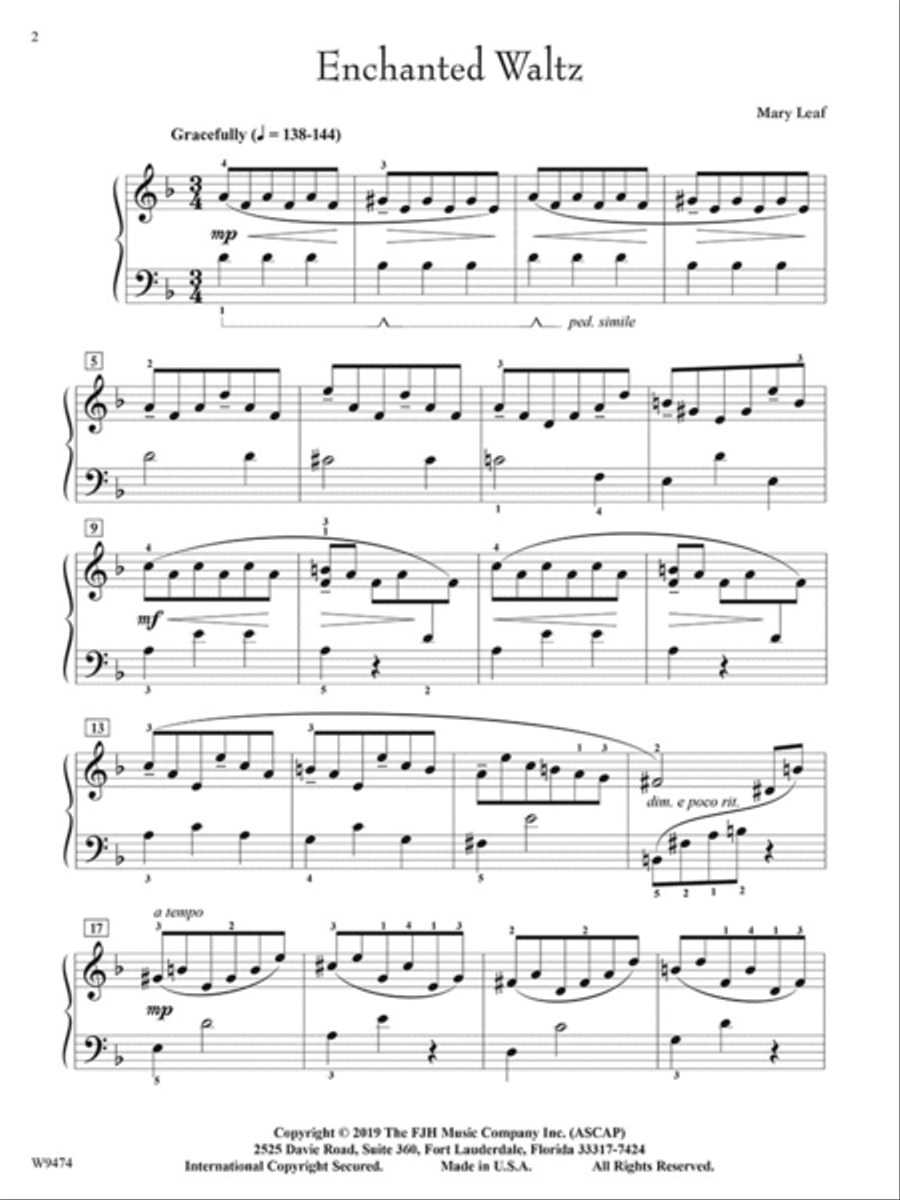 Enchanted Waltz Enchanted Waltz Piano Solo scores gallery preview page 2