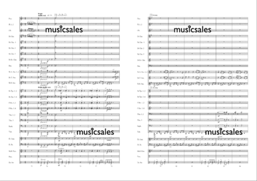 Abba Magic! Concert Band scores gallery preview page 8