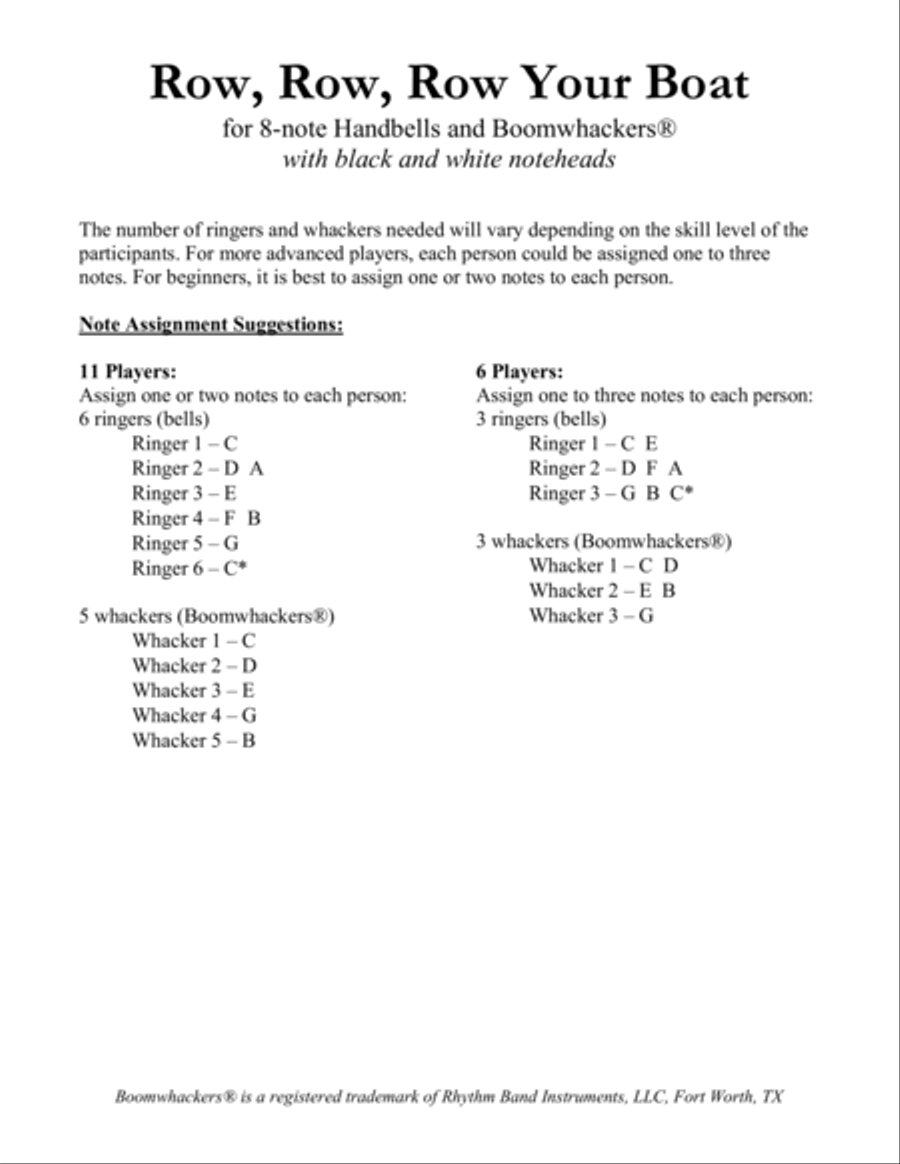 Folk Songs for 13-note Bells and Boomwhackers (with Black and White Notes), VOL. 1 Handbell Choir scores gallery preview page 5