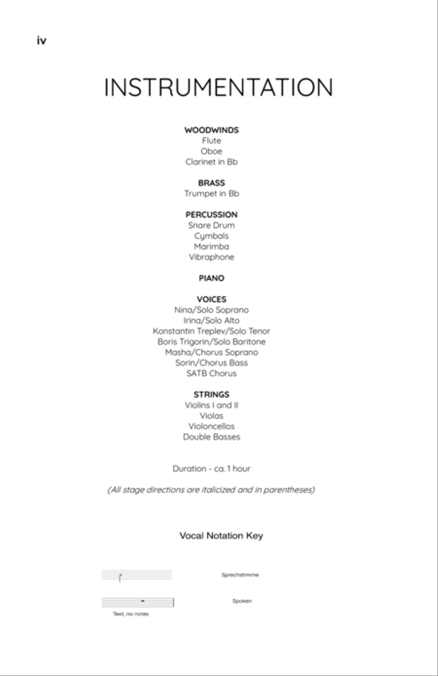Chekhov's The Seagull: An Opera - Score Only Score scores gallery preview page 4