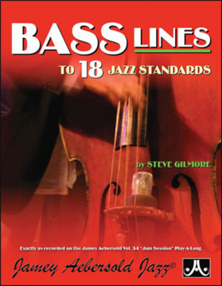 Book cover for Steve Gilmore Bass Lines - Transcribed From Volume 34